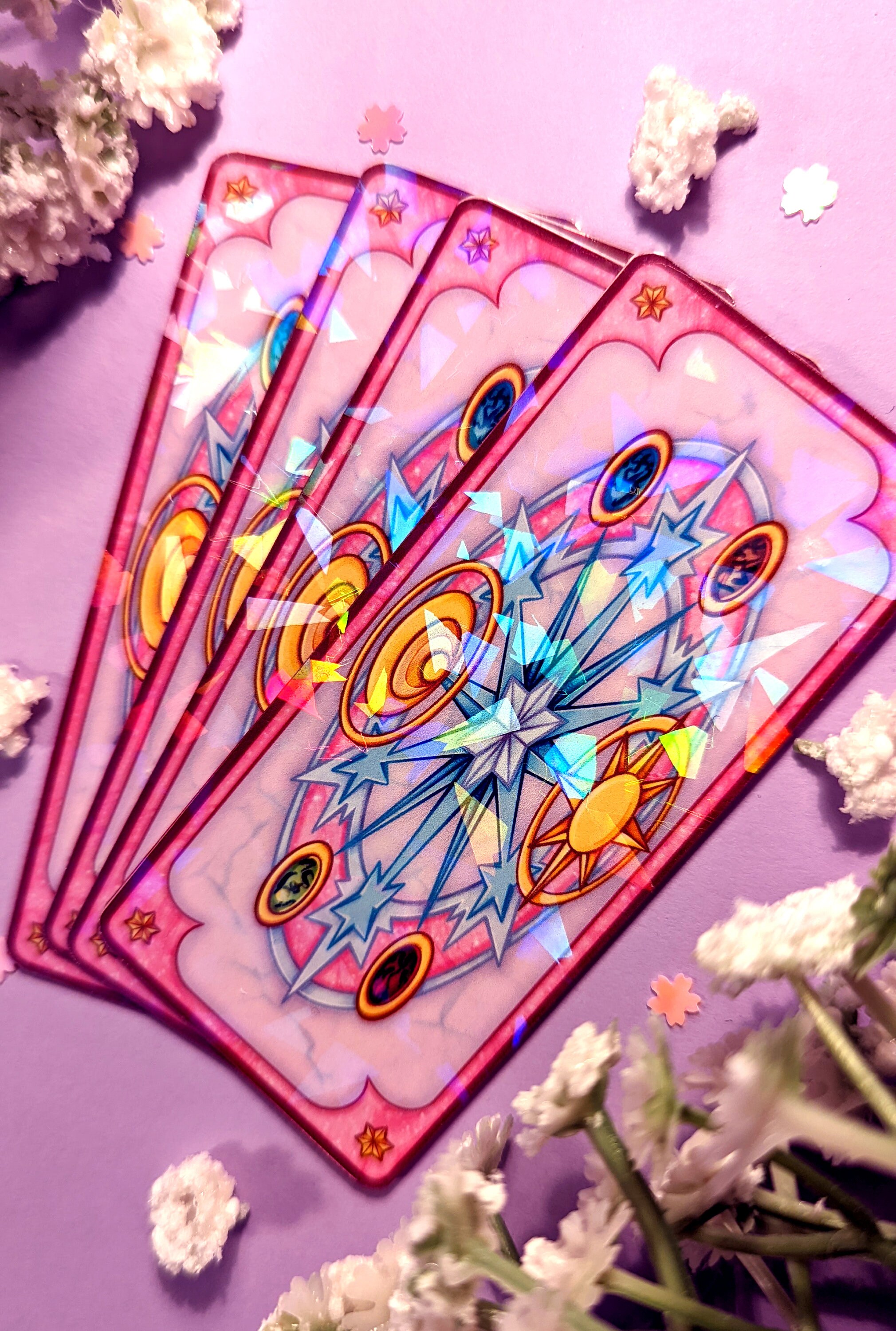 Sakura Kinomoto Holographic Card Stickers - Etsy