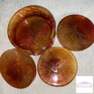 Customized Resin Coaster Sets