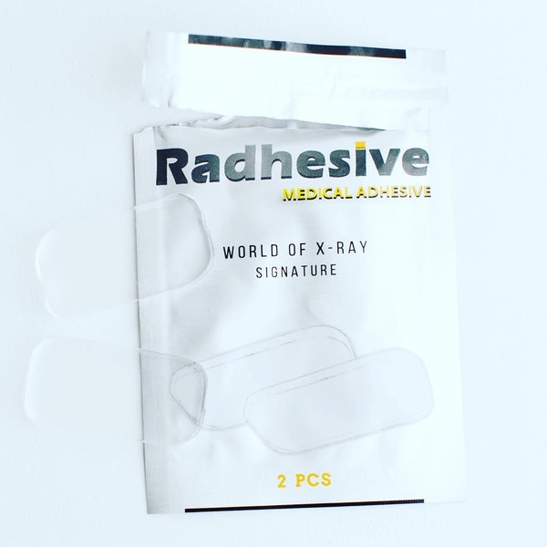 Radhesive X-ray Marker Adhesive Pack of 2 Strips, Sticky Tape, Free Shipping with Marker Purchase