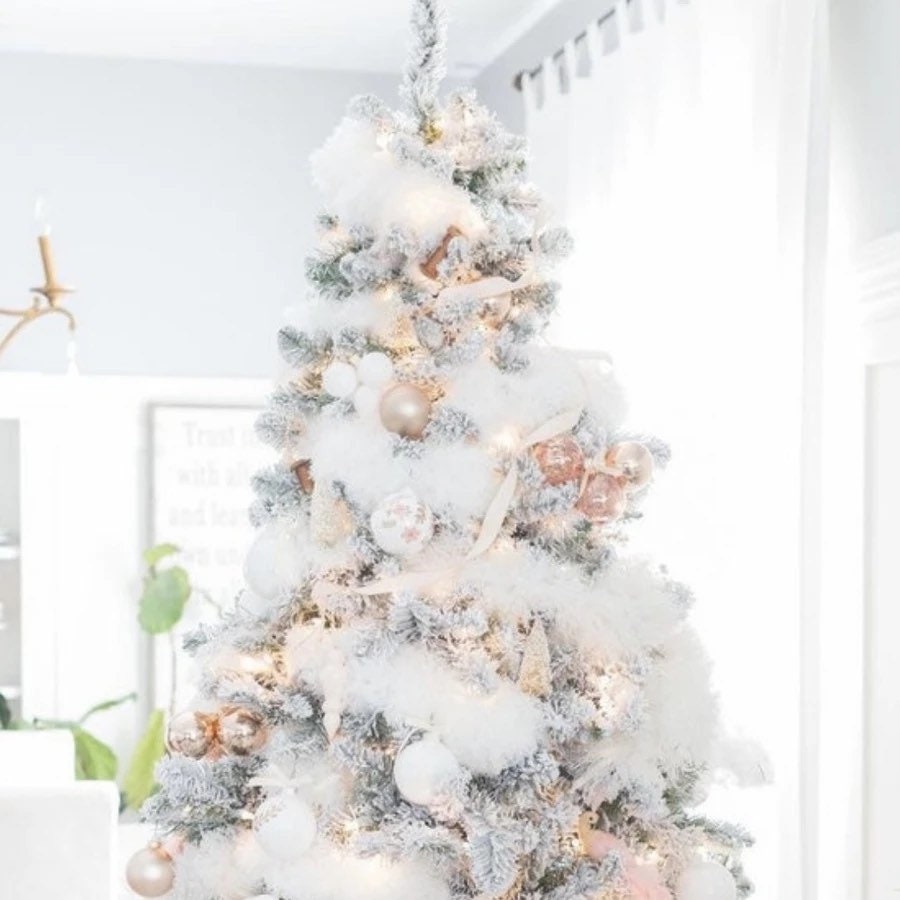 White Felt Bubble Garland 120cm Monochrome Room Decorations Sustainable  Christmas Tree Tinsel Wedding Decoratings 