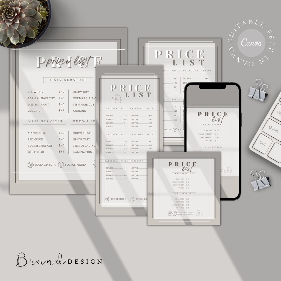 Price List Template Salon Price List Price List Flyer Service Price Price List Template Salon Price List Price List Flyer Service Price