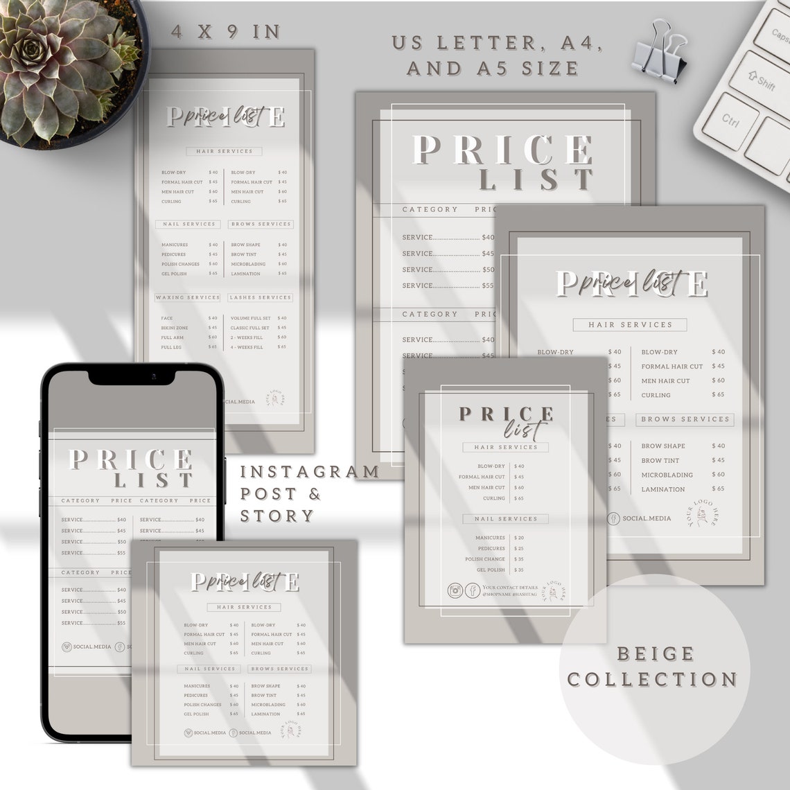 Price List Template Salon Price List Price List Flyer Service Price Price List Template Salon Price List Price List Flyer Service Price