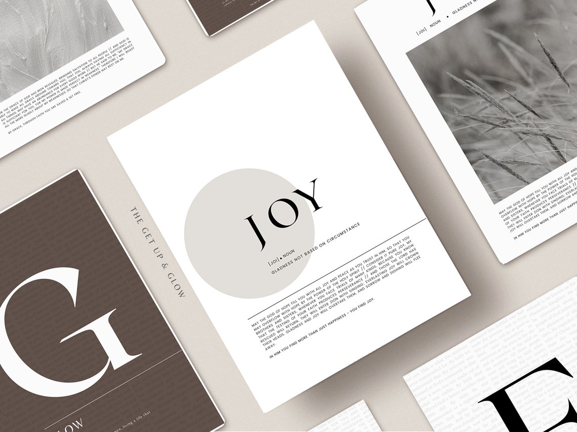 Joy Definition Christian Wall Art Bible Verse Faith Based  Etsy