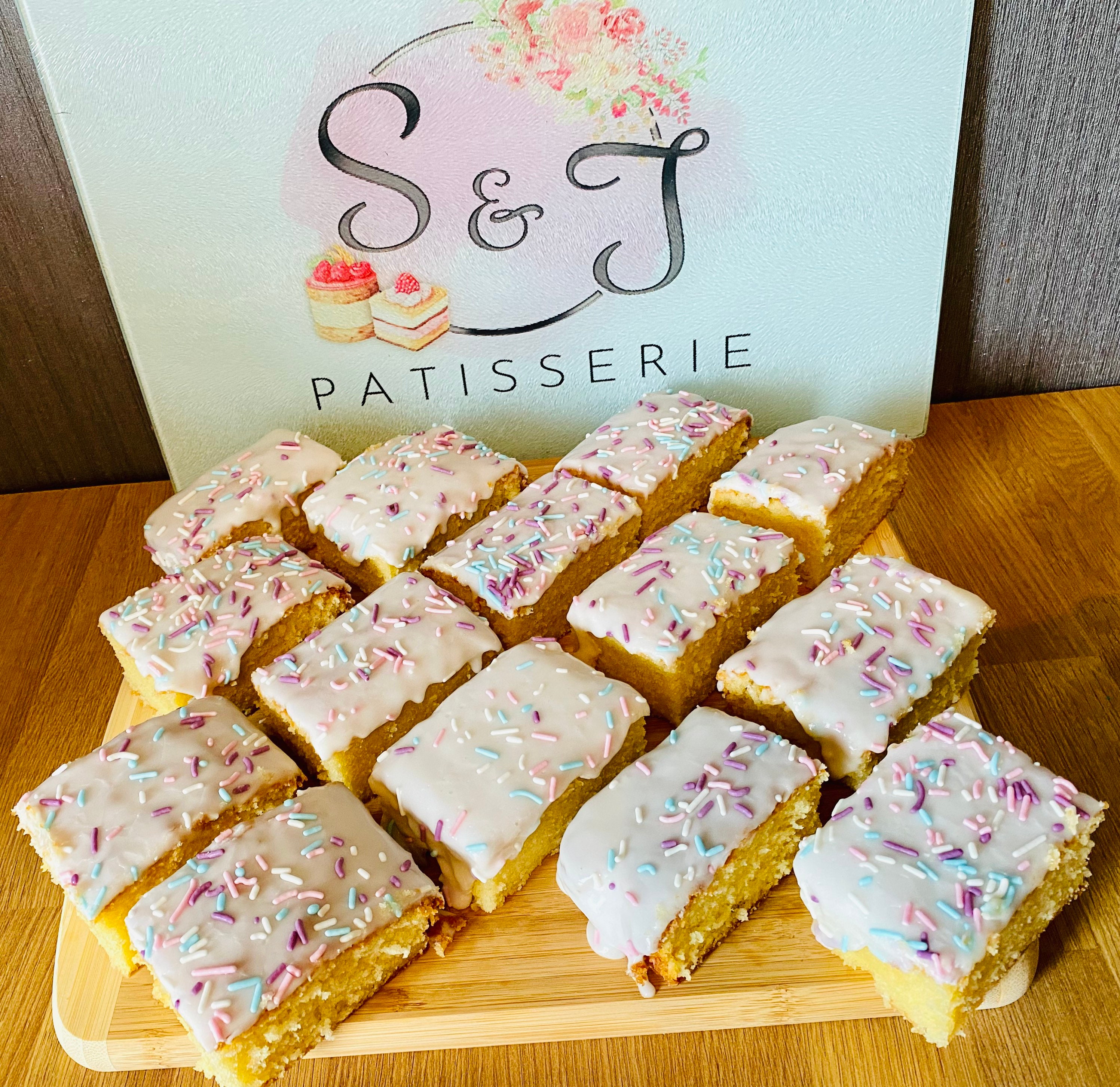 Old School Vanilla Sprinkle Sponge Cake Etsy UK