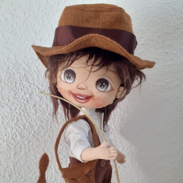 Handgefertigte Tom Sawyer Puppe