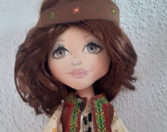 handmade hippie doll