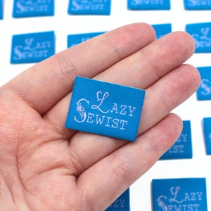 Lazy Sewist | Etiketten für Maker, Etiketten zum Einnähen, Etiketten für handgemachte Artikel, Nähetiketten, gewebte Etiketten, Etiketten zum Aufnähen