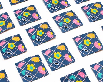 Blue Eye Heart You | Labels For Makers, Sew In Labels, Labels For Handmade Items, Product Tags Handmade Items, Woven Labels, Sew On Labels