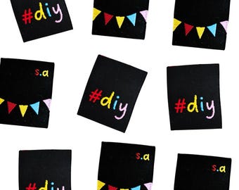 DIY | Labels For Makers, Sew In Labels, Labels For Handmade Items, Product Tags Handmade Items, Woven Labels, Sew On Labels