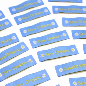 Verträumt nähen | Labels For Makers, Einnähen Etiketten, Etiketten für handgemachte Artikel, Produkt Tags Handmade Artikel, gewebte Etiketten, Aufnähen Etiketten