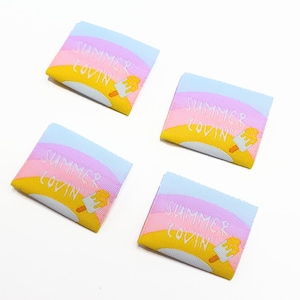 Sommer Lovin&#39; | Labels For Makers, Einnähen Etiketten, Etiketten für handgemachte Artikel, Produkt Tags Handmade Artikel, gewebte Etiketten, Aufnähen Etiketten