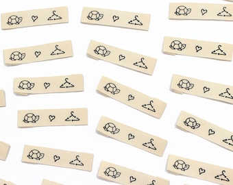 Slow Fashion | Labels For Makers, Sew In Labels, Labels For Handmade Items, Product Tags Handmade Items, Woven Labels, Sew On Labels