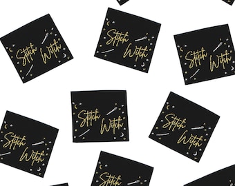 Stitch Witch | Labels For Makers, Sew In Labels, Labels For Handmade Items, Product Tags Handmade Items, Woven Labels, Sew On Labels