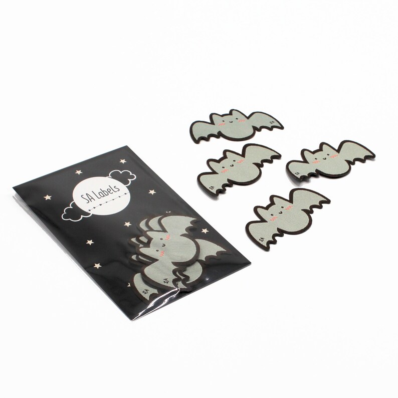 Cutie Bat | Labels for Makers, Iron on Labels, Labels for Handmade ...