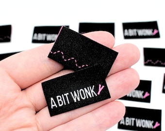 A Bit Wonky | Labels For Makers, Sew In Labels, Labels For Handmade Items, Sewing Labels, Woven Labels, Sew On Labels