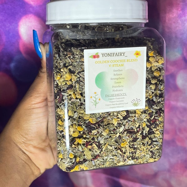 V Steam Herbs | Yoni Herbs | Yoni Steam | Vaginal Steam | Herbal Yoni Tea | Botanical Herbs | Botanical Flowers | 1oz & 32oz