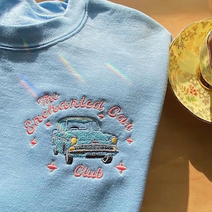 Enchanted Car Club Embroidered Sweatshirt