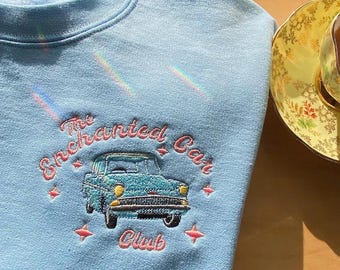 Enchanted Car Club Embroidered Sweatshirt