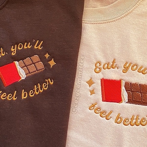 Lupin’s Chocolate Embroidered Sweatshirt