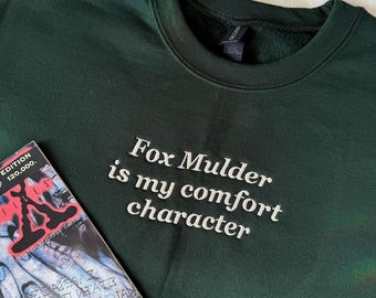 Fox Mulder Embroidered X-Files Sweatshirt