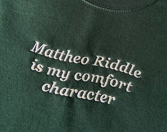 Mattheo Riddle Embroidered Sweatshirt