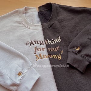 Anything for our Moony All the Young Dudes Embroidered Sweatshirt image 8