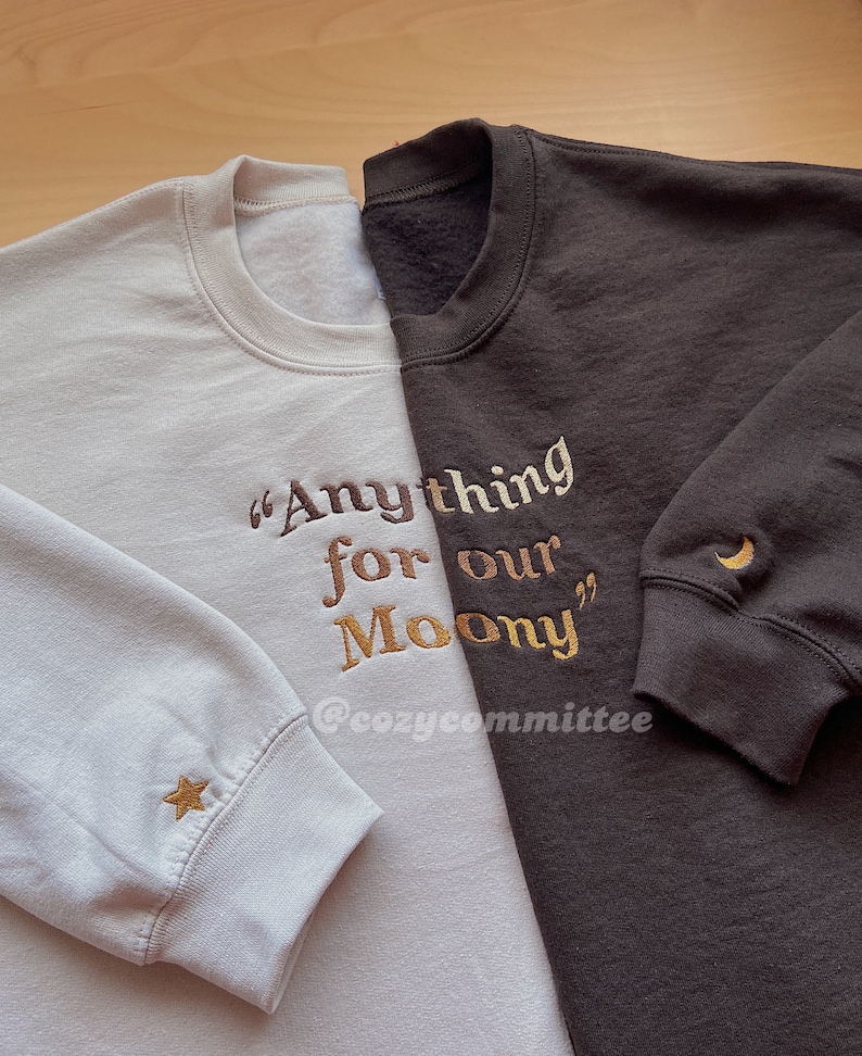 Anything for our Moony All the Young Dudes Embroidered Sweatshirt image 8