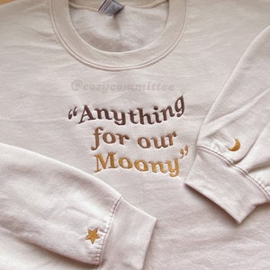 Anything for our Moony All the Young Dudes Embroidered Sweatshirt image 6