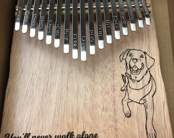Wife Gift, I love you more, gift for wife, engraved kalimba, anniversary gifts, wedding gift from bride, Birthday gift from husband