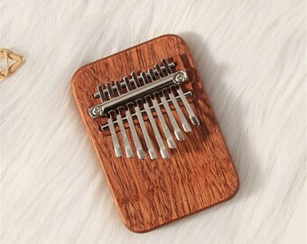 9 Key Mini Kalimba Pendant and Necklace Personalized Gift, anniversary gift, Birthday gift, Husband Gift, wife gift, wedding gift from bride