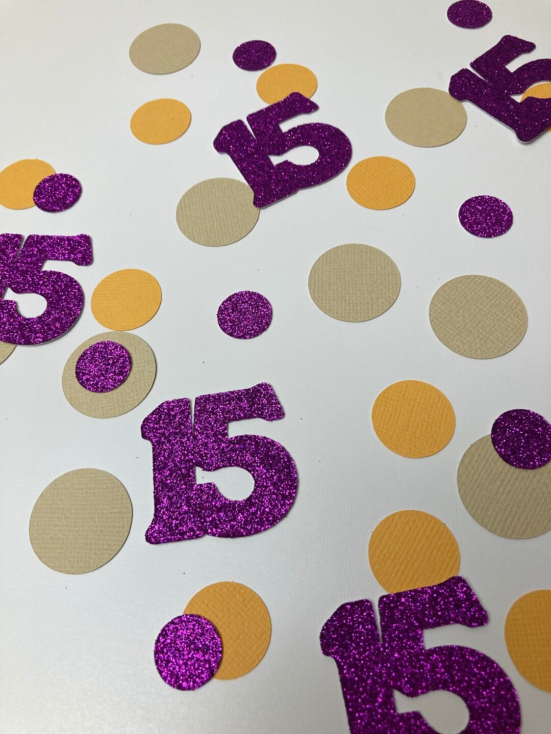 Quinceanera 15th Birthday Decoration Confetti Number 15 Boy Etsy