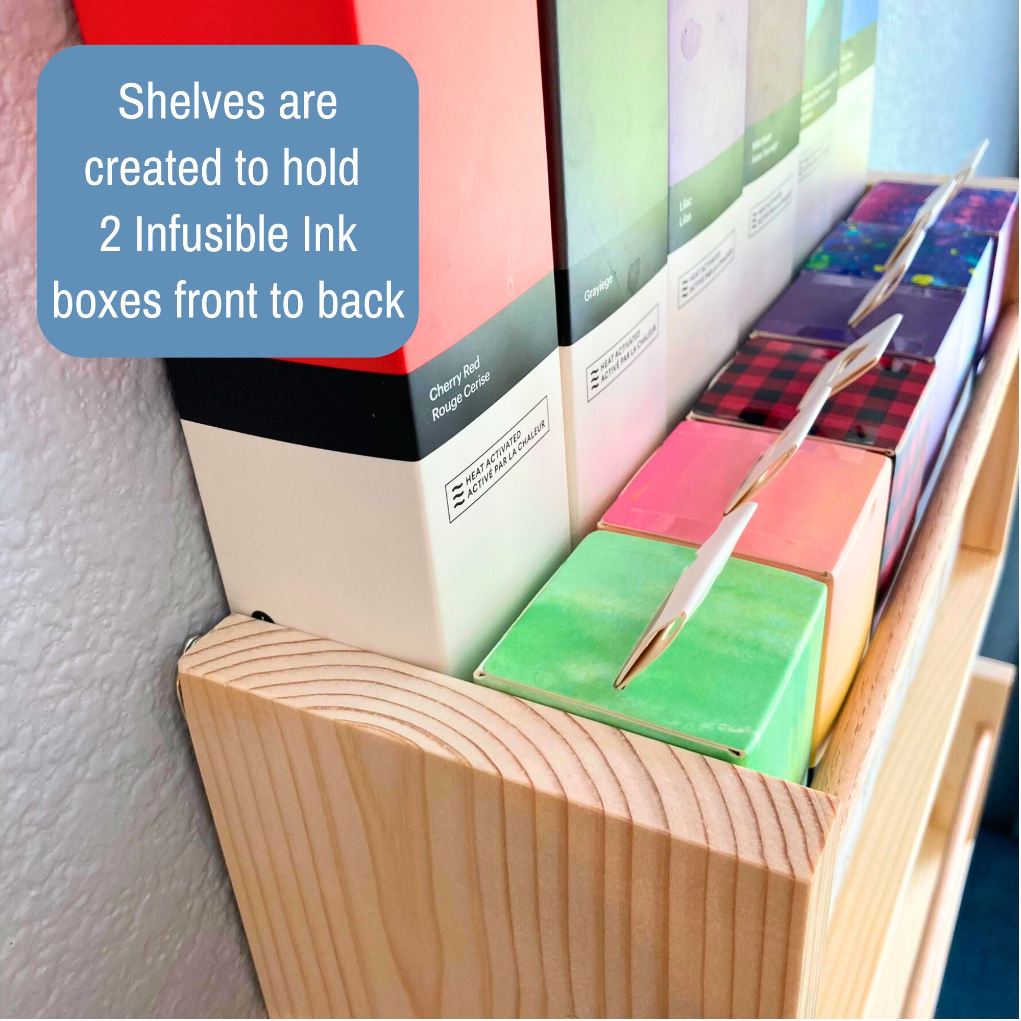 Vinyl Roll Holder Wall Storage Shelf, Cricut Siser Htvront Iron on ...
