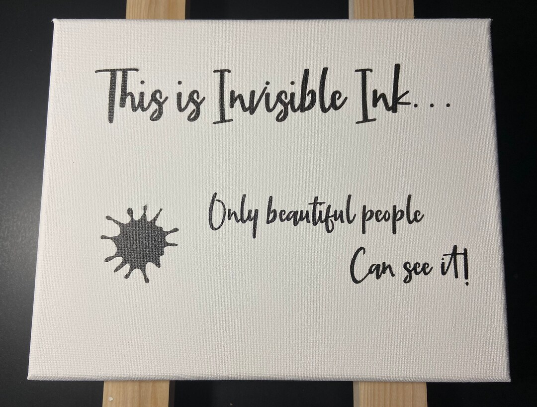 Invisible Ink - Etsy
