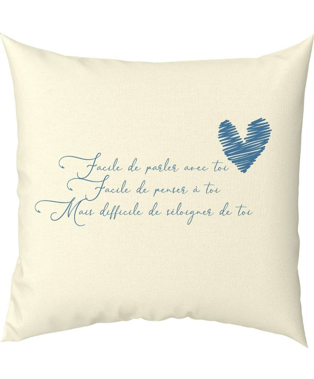 Cadeau St Valentin Femme Housse de Coussin Decoratif Idee Cadeau Anniversaire Mariage Couple Amoureu