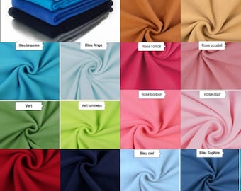 Plain fleece fabric, warm, soft and comfortable, Ideal for winter, from 50cm/70cm or 140 width to choose from, Free delivery.