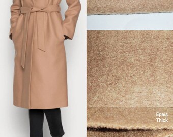 Luxury wool, thick, soft, 150cm wide (coat, cape, jacket, scarf, etc. Authentic. Free delivery