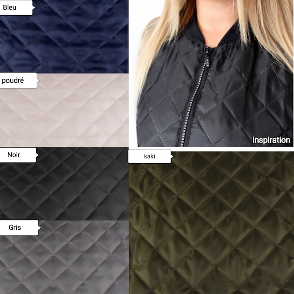 Padded quilted/thermal fabric lining. Free delivery.