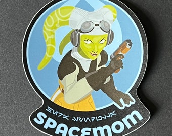 Hera Syndulla Space Mom Stickers 2.5” x 3” Die Cut Vinyl