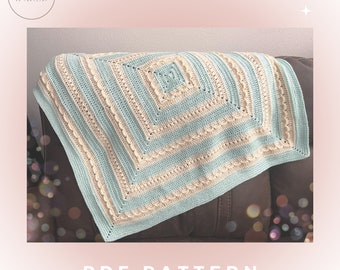 Patrón de crochet de manta de bebé carámbano / Patrón de crochet de manta / Patrón de crochet de tiro / Patrón de crochet afgano / Patrón de crochet / Mantas