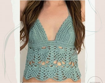 Pineapple Halter Top Crochet Pattern