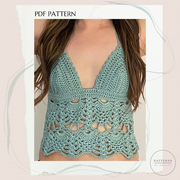 Pineapple Halter Top Crochet Pattern