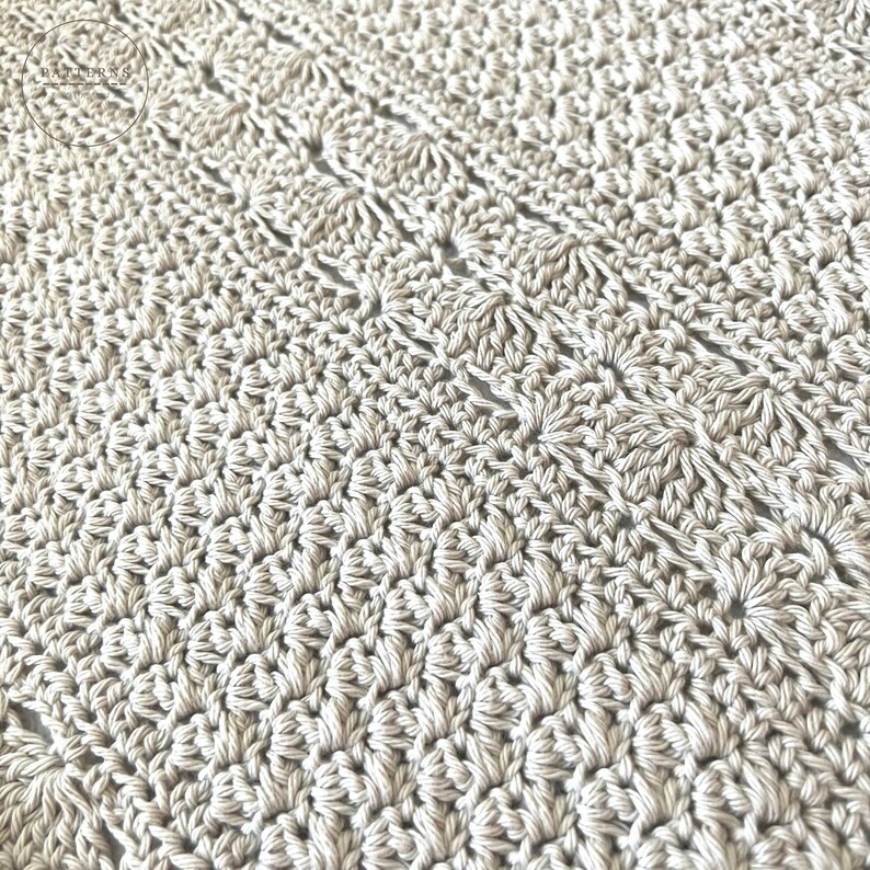 Vintage Baby Blanket Crochet Pattern / Blanket Crochet Pattern / Throw