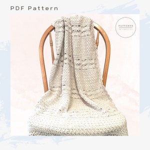 Vintage Baby Blanket Crochet Pattern / Blanket Crochet Pattern / Throw Crochet Pattern / Afghan Crochet Pattern / Crochet Pattern / Blankets