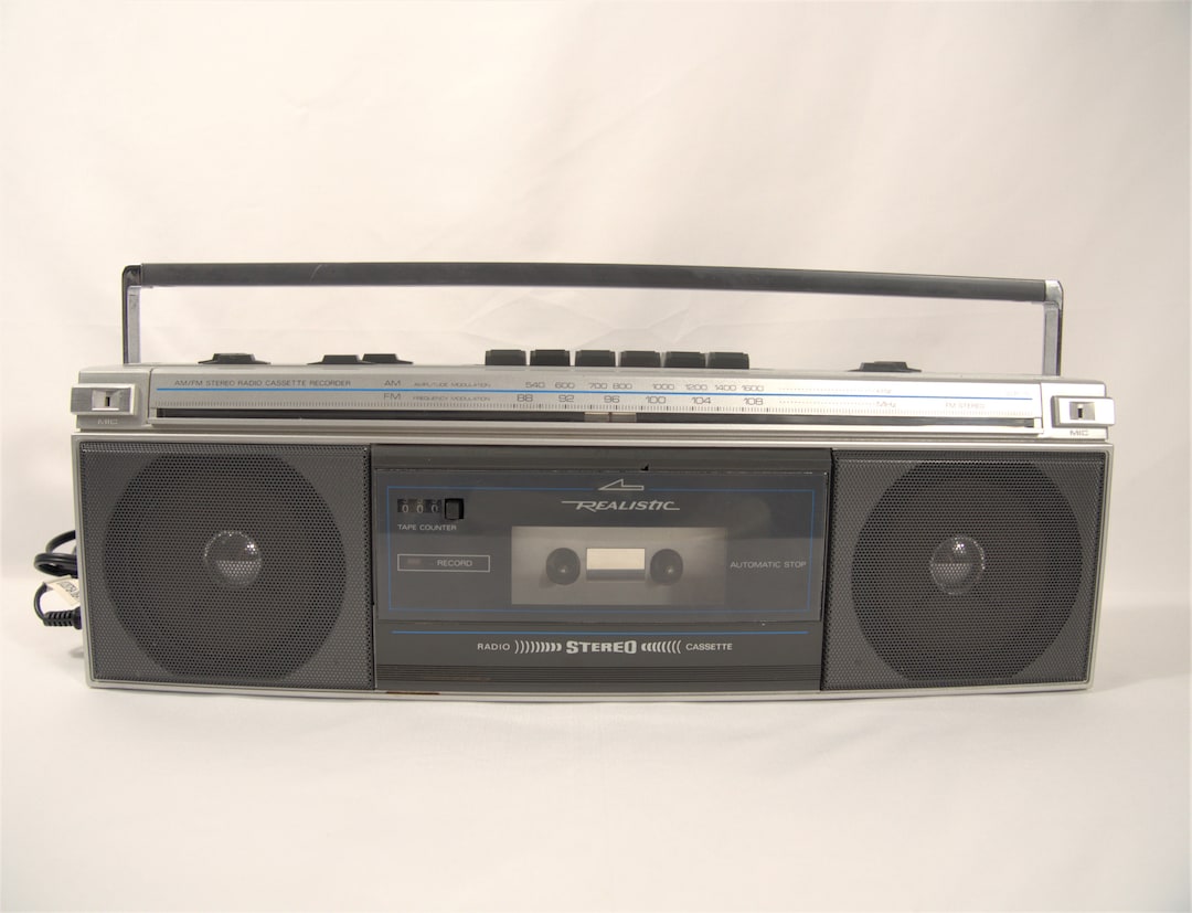 Realistic Radio Stereo Cassette Player Etsy
