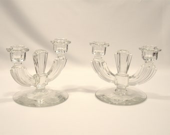 Tiffin Candle Holders (Pair)