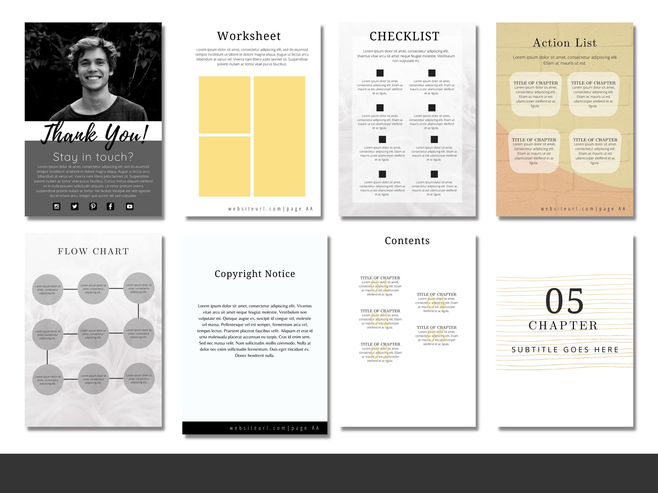 Ebook Template for Canva, Workbook Canva Template for Course Creators ...