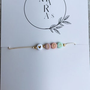 Namens Armband | Buchstaben Armband | Letter Armband | personalisierter Schmuck| Jungesellenabschied | Hochzeit | Geburtstag |