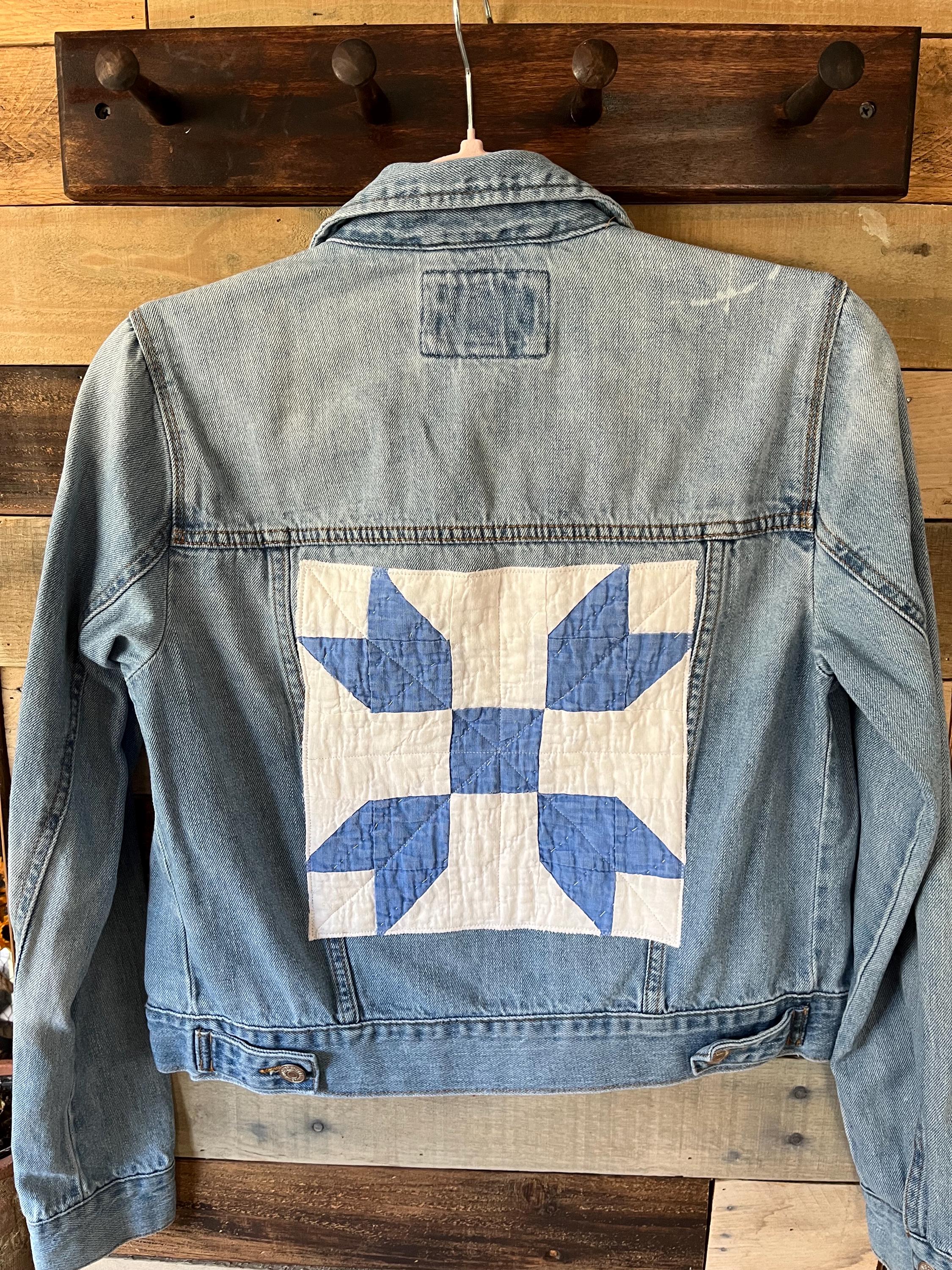 ジャケット・アウター vintage fabric feed sack jacket ジャケット・アウター vintage fabric feed sack jacket Grain Sack