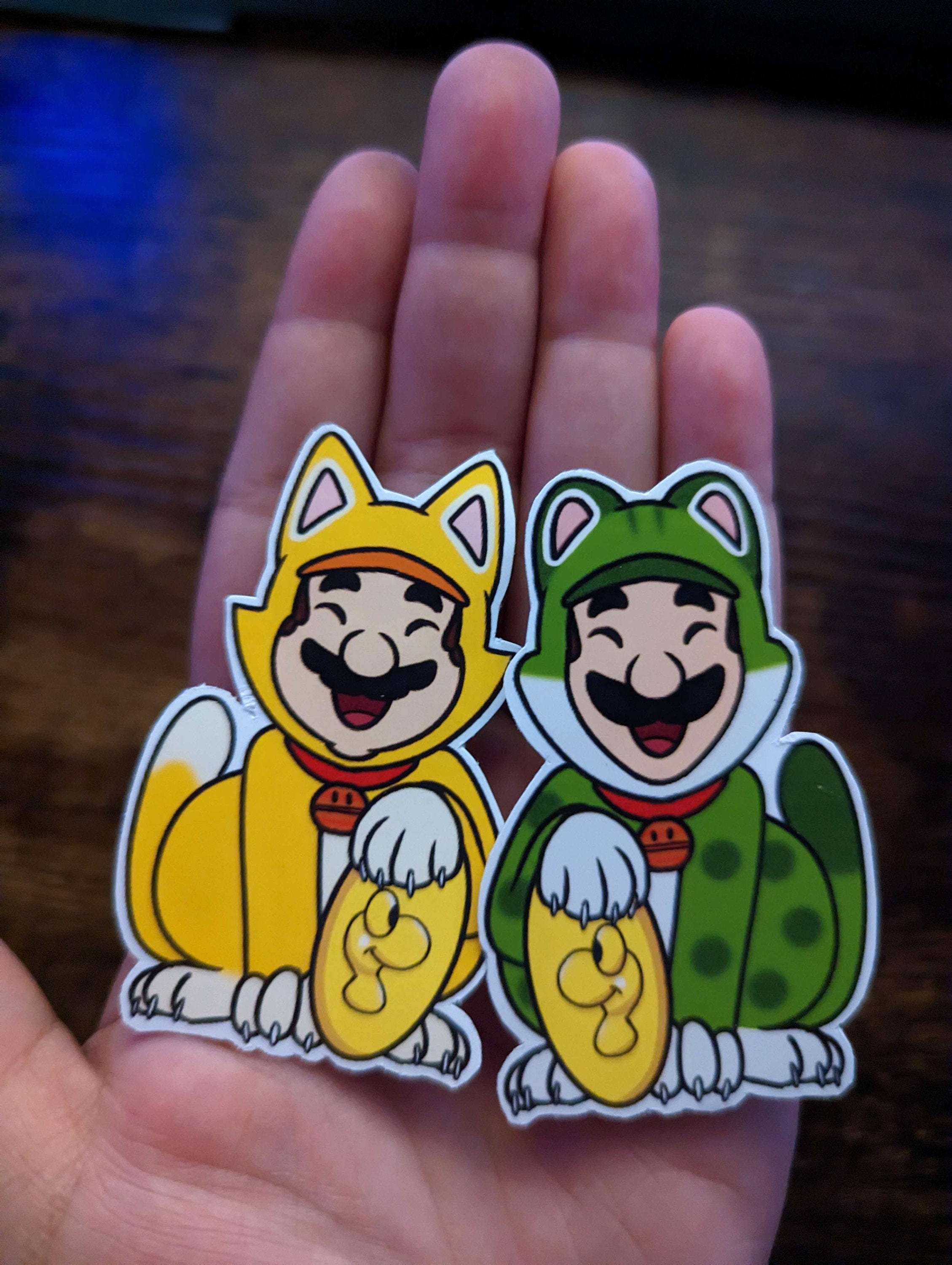 Cat Mario Lucky Cat Mario Sticker - Cat Mario Lucky Cat Mario Cat Mario  Overlord - Discover & Share GIFs