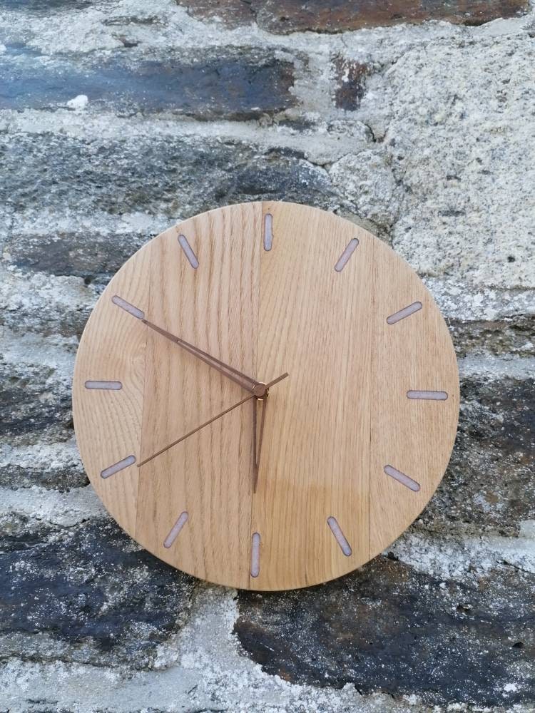 Horloge bois Et Résine